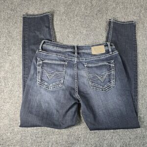 BKE Denim Mason Taper Leg Blue Jean Men 34x34 Buckle Designer Cotton